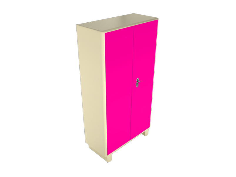 Almirah double door angle